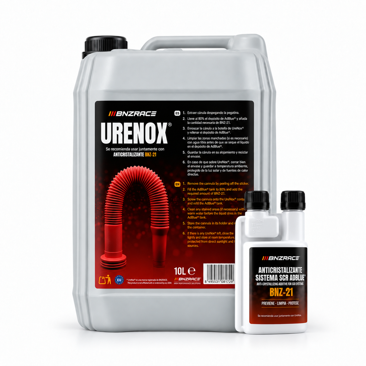 Pack UreNOx  y  Anticristalizante BNZ-21 de AdBlue®