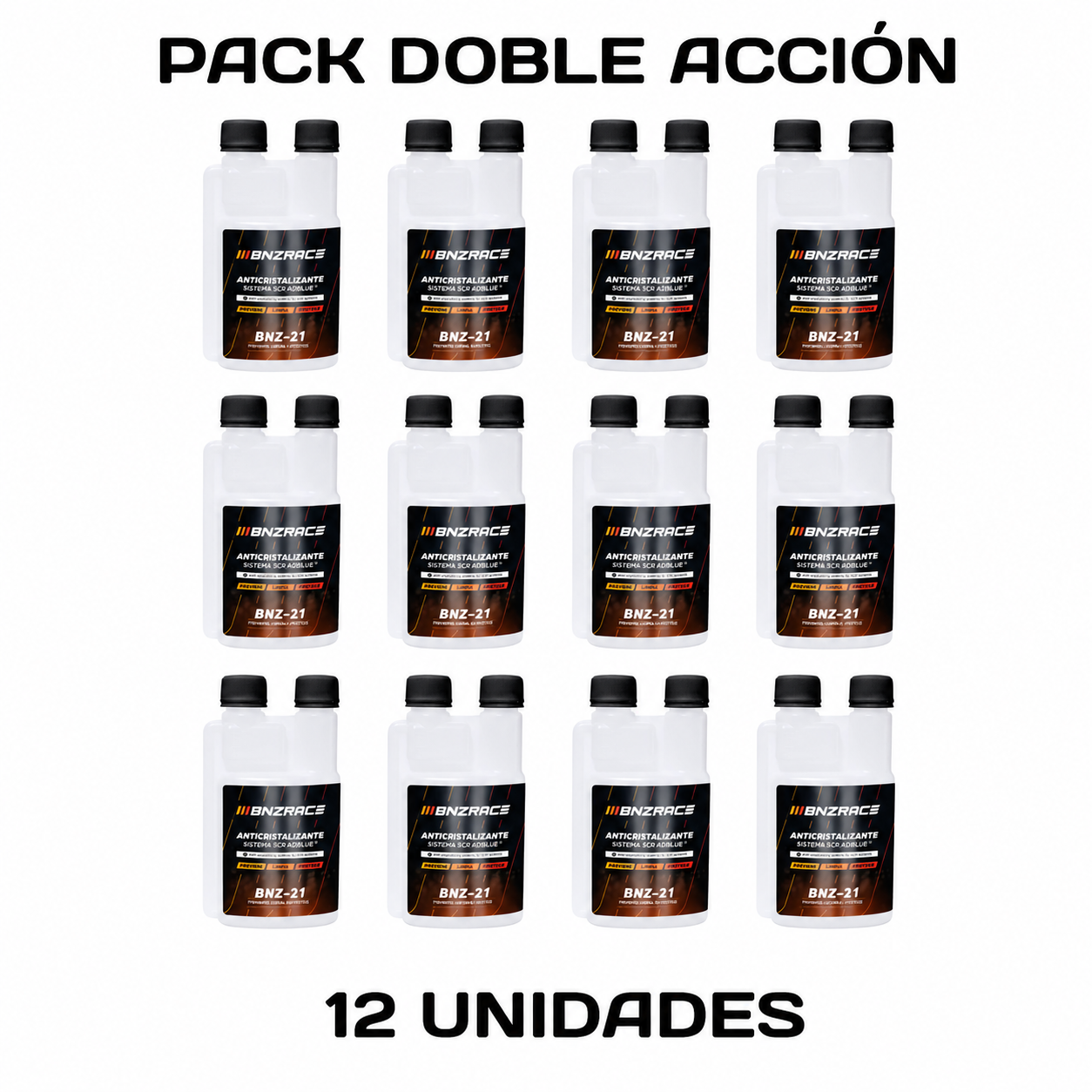 Pack 12 unds. BNZ-21 Anticristalizante y Limpiador Adblue®