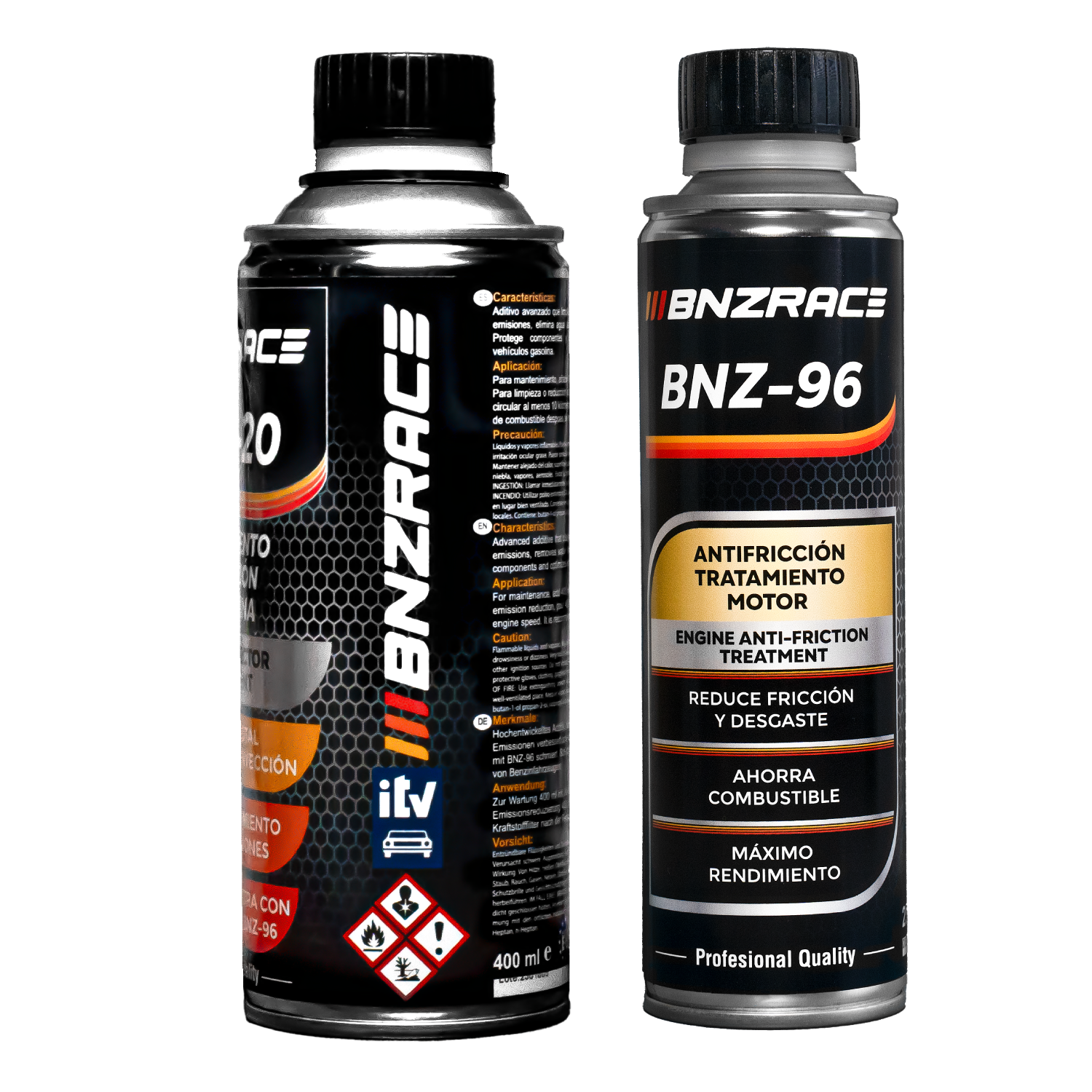 Pack Especial: Cuida tu Motor Gasolina BNZ-96 + BNZ-20
