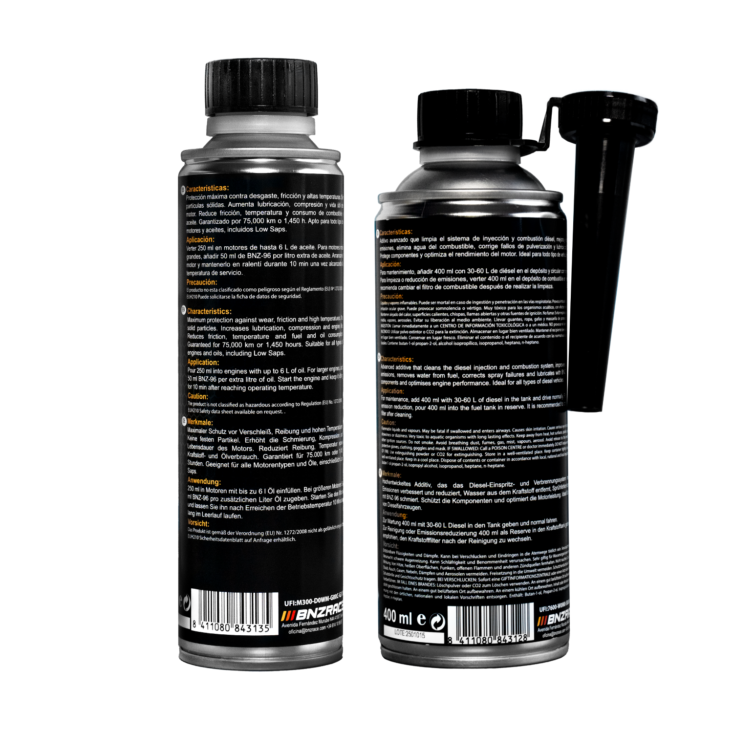 Pack Especial: Cuida tu Motor Diesel BNZ-96 + BNZ-19