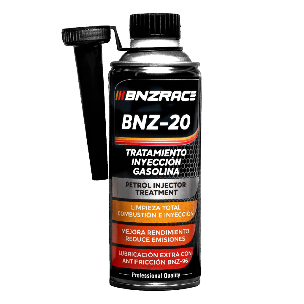 BNZ-20 Tratamiento y Limpiador de Inyección Gasolina con antifricción BNZ-96 - 400ml