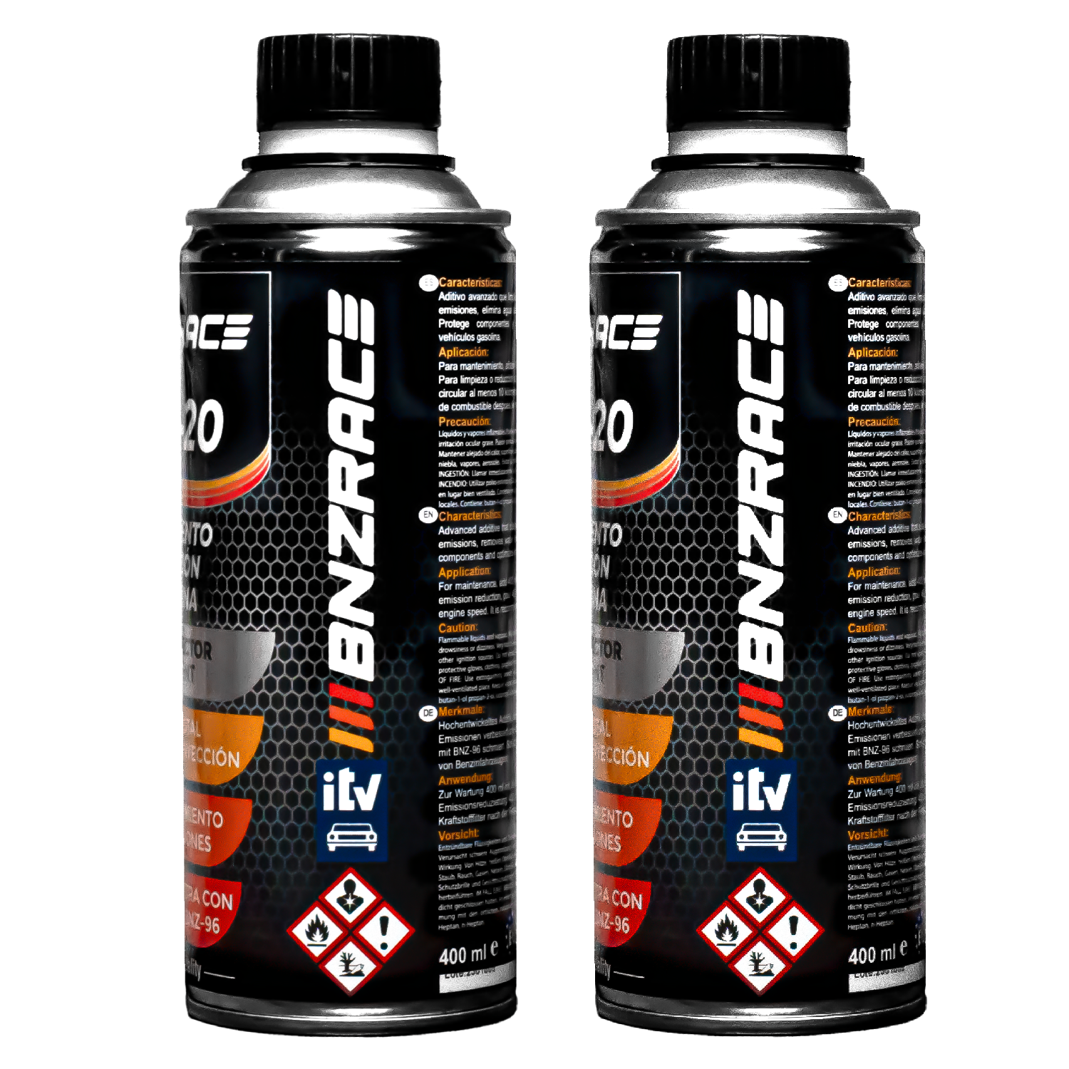 Pack 2 BNZ-20 Tratamiento Y Limpiador Inyección Gasolina - 400ml